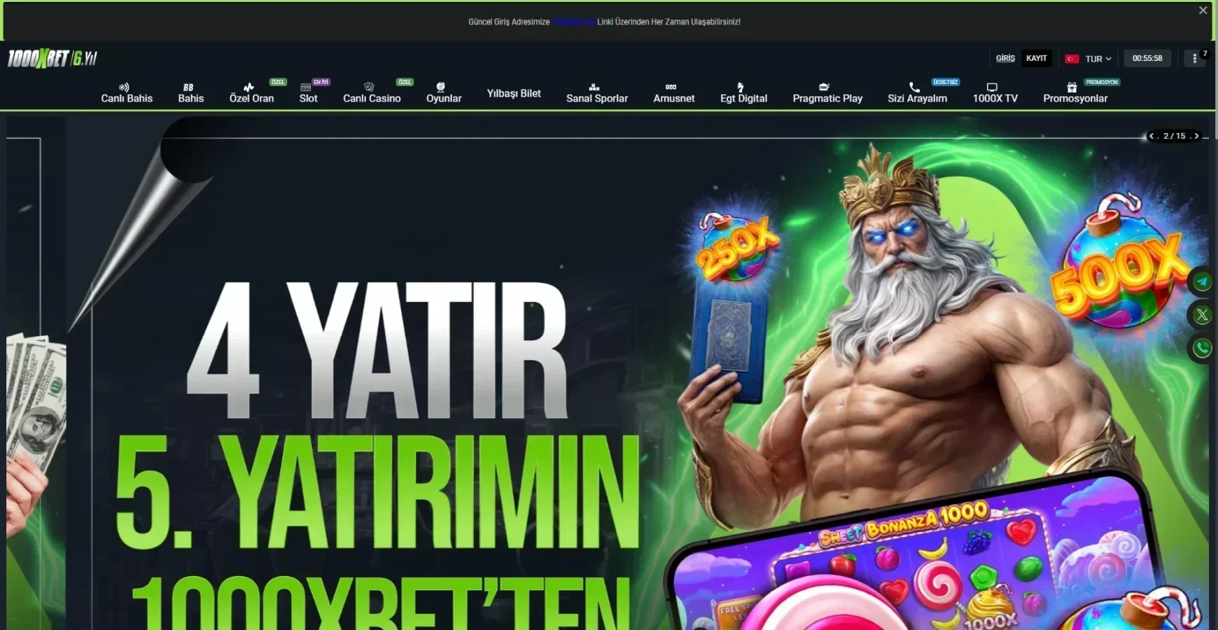 1000Xbet ekran görüntüsü
